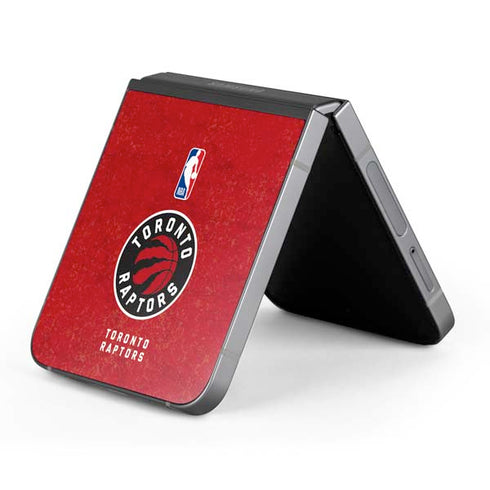 NBA Toronto Raptors Distressed Galaxy Z Flip6 Skin